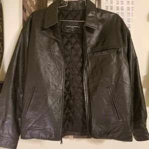 Mens Boston Outfitters Genuine Leather Coat M